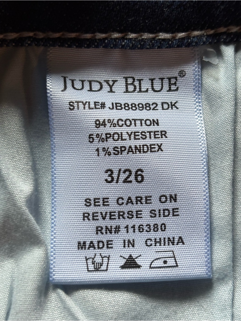 Judy Blue High-Rise Kick Flare Crop Dark Wash Jeans 3/27 - Picture 12 of 13